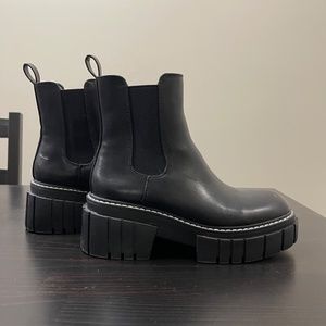 Madden Girl Pheobe Lug Sole Chelsea Booties